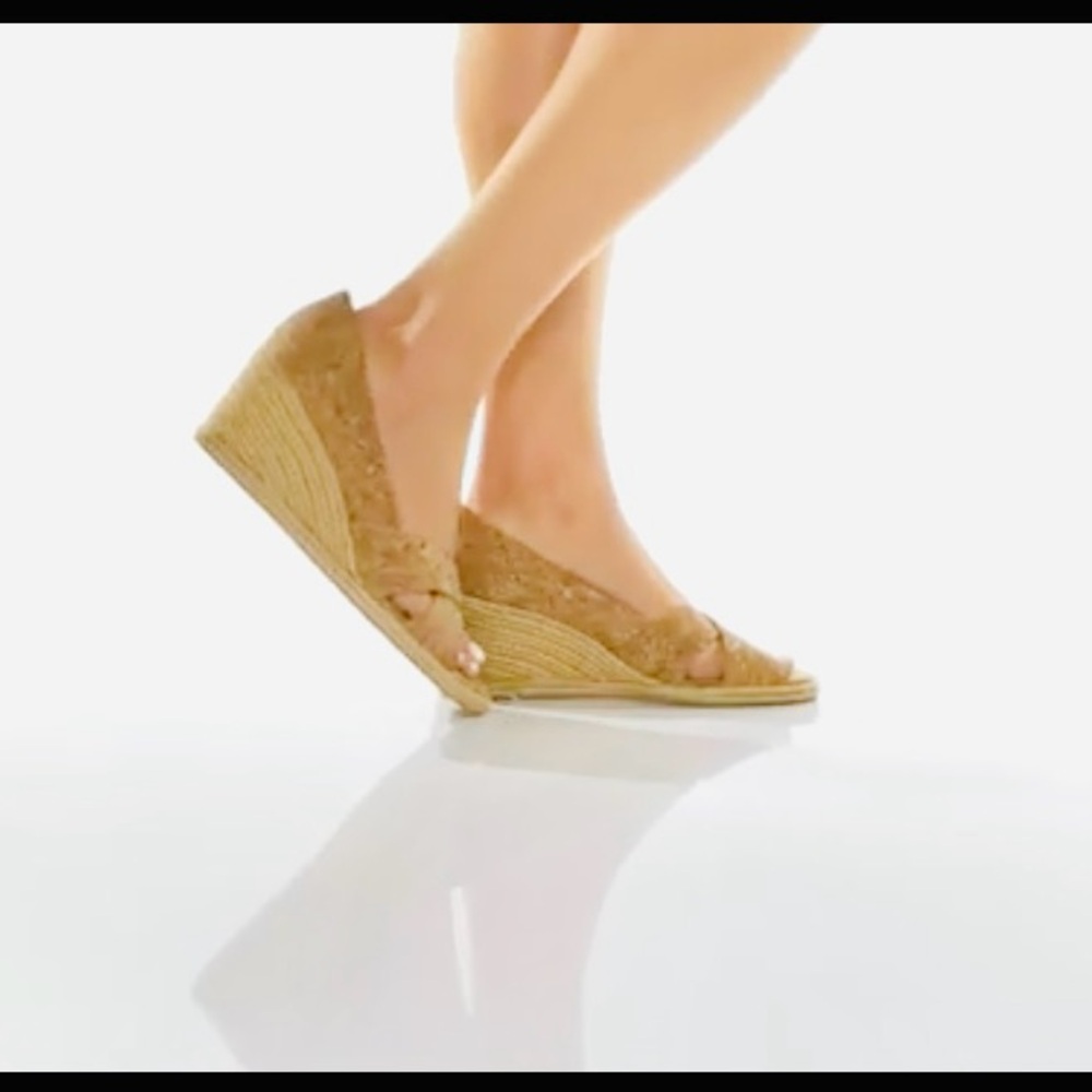 Jack Rogers Palmer Wedge Espadrille Sandals, EUC - Picture 12 of 14